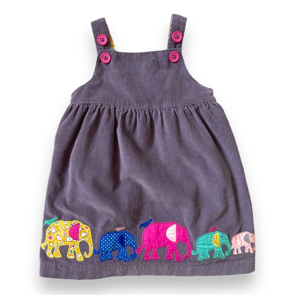 BABY BODEN Dress Skirt Purple Jumper Romper Elephants Corduroy Pink Cotton
